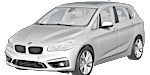 BMW F45 U1117 Fault Code